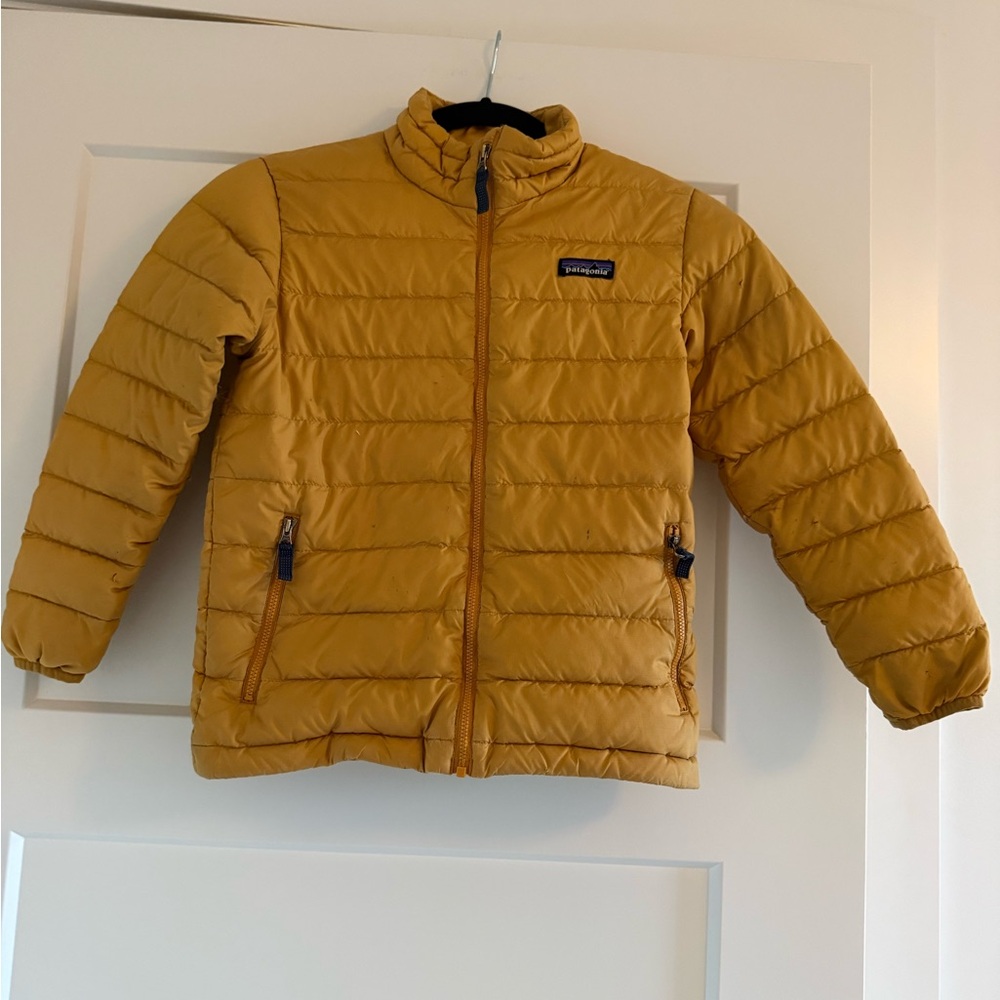 Patagonia Kids' Mustard Puffer Jacket